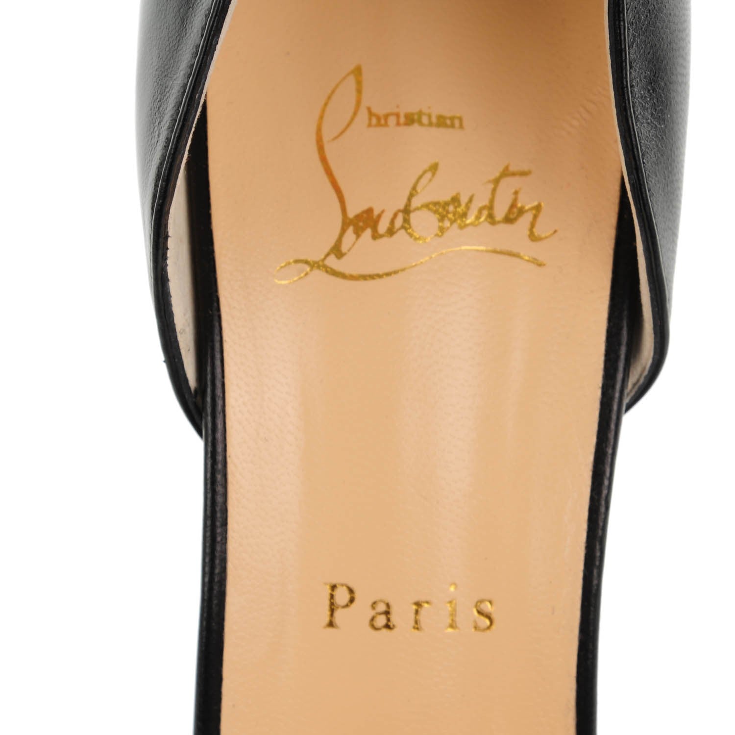 Christian Louboutin Kid Dos Noeud Bow 120 Pumps 39.5 Black 8 of 8