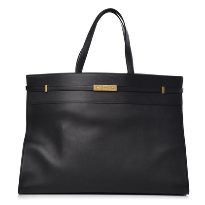 Saint Laurent Calfskin Large Manhattan Shopper Tote Black 1 of 9