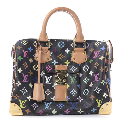 Louis Vuitton Monogram Multicolor Speedy 30 Black 1 of 9