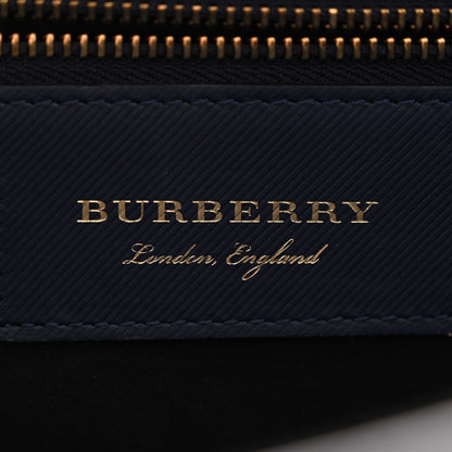 Burberry Trench Calfskin Medium DK88 Top Handle Bag Ink Blue 6 of 16