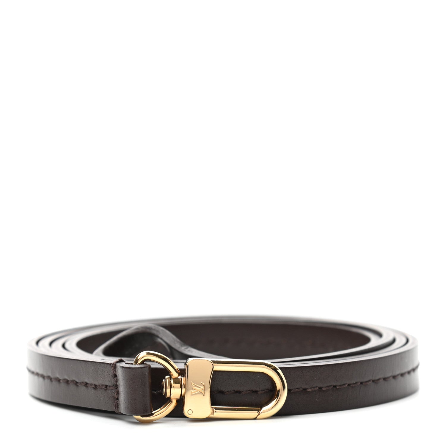 Louis Vuitton Calfskin 12mm Favorite Long Strap Brown 1 of 6