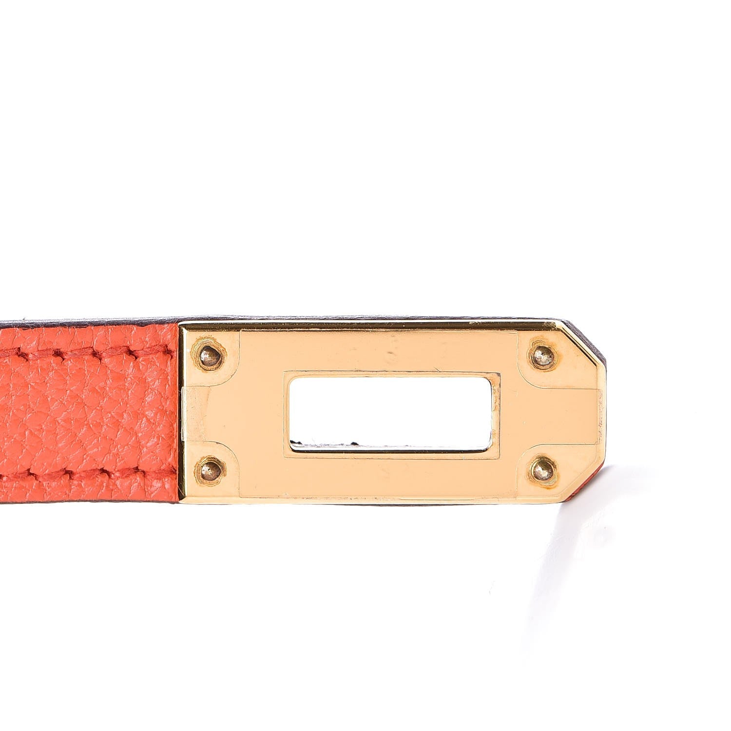 Hermes Chevre Mysore Kelly Longue Wallet Orange Poppy 11 of 24