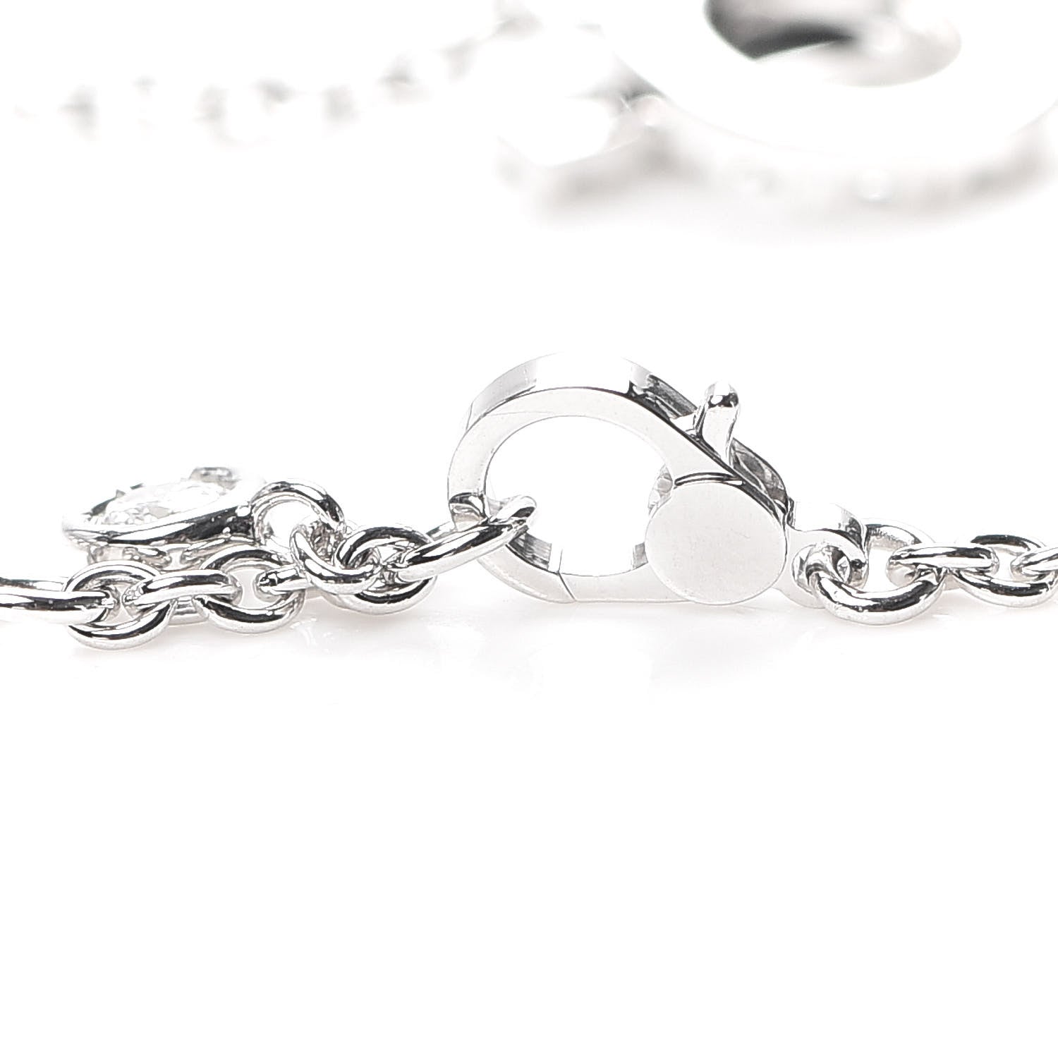 Hermes 18K White Gold Diamond Finesse Bracelet ST 5 of 6