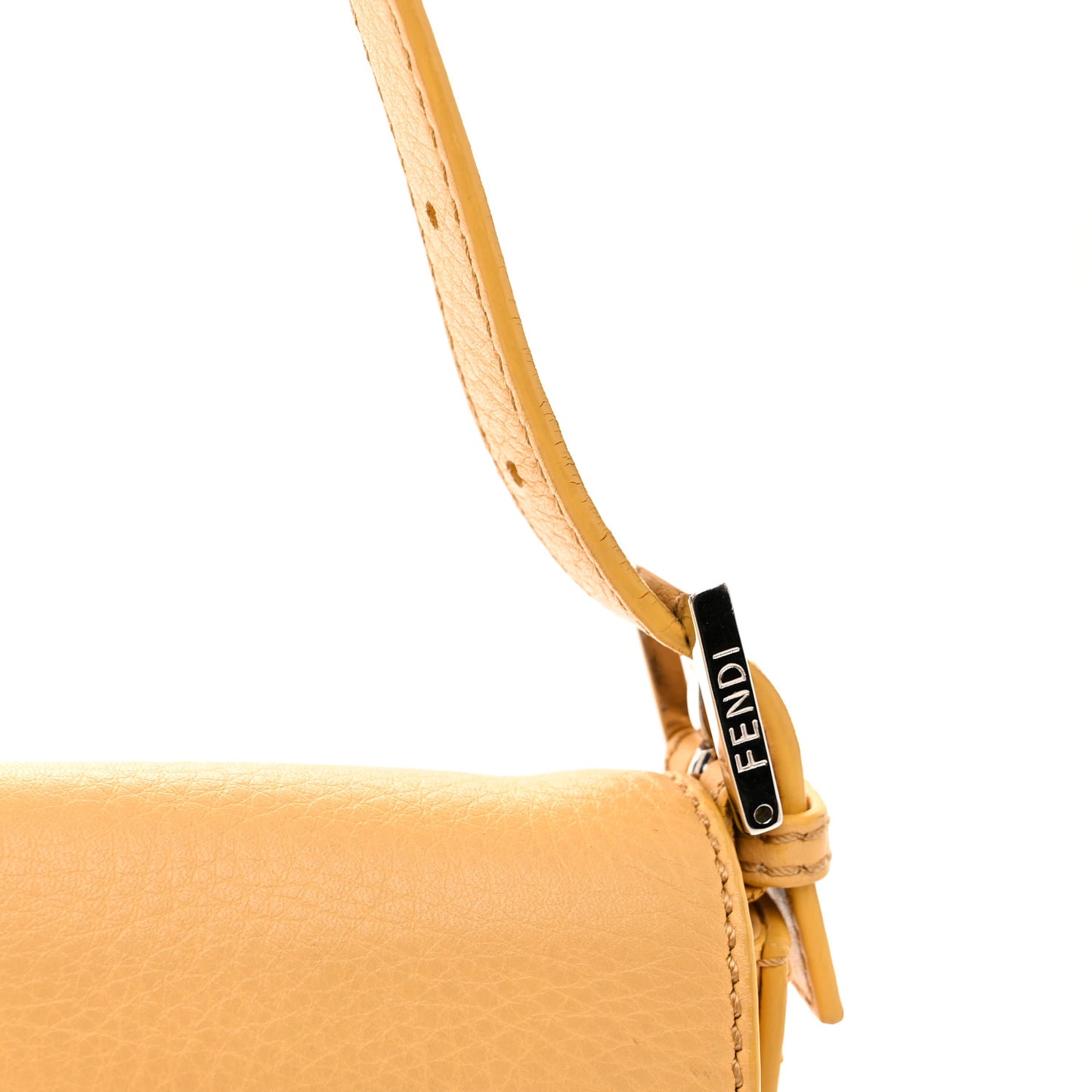 Vitello Enamel Interchangeable Strap Baguette Giallo Alchemy