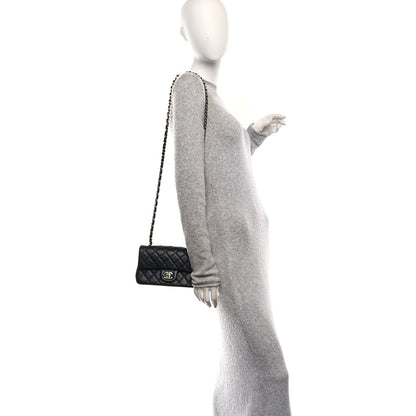 Chanel Lambskin Quilted Mini Rectangular Flap Black 2 of 11