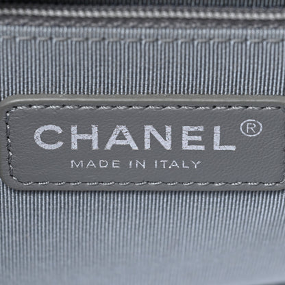 Chanel Glazed Calfskin Quilted Medium Korean Garden Flap Black 6 of 14