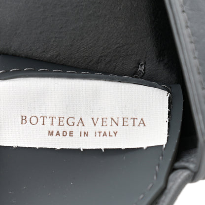 Bottega Veneta Crinkled Lambskin Maxi Intrecciato Extra Mini Cassette Crossbody Bag Grey 7 of 11