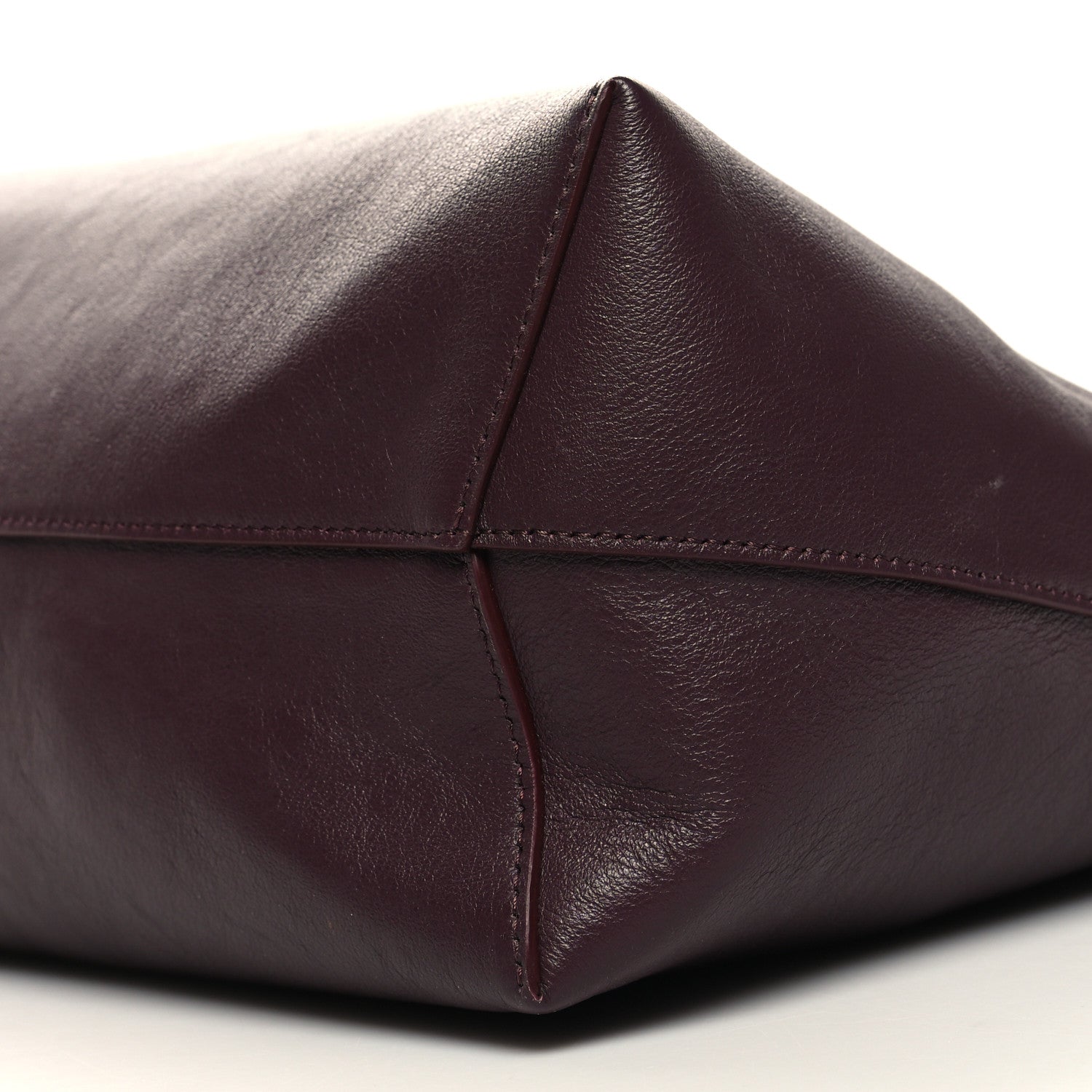 Mansur Gavriel Calfskin Maxi Candy Hobo Bag Plum 9 of 9