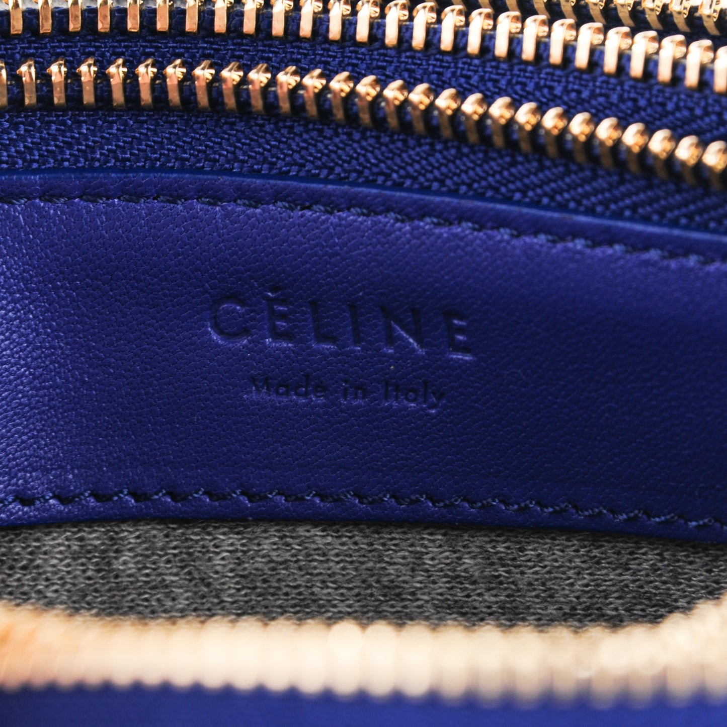 Lambskin Small Trio Crossbody Bag Indigo