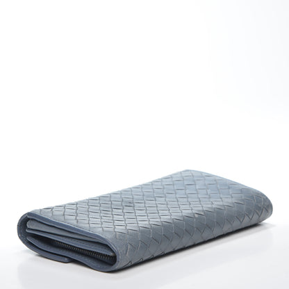 Bottega Veneta Nappa Intrecciato Continental Flap Wallet Krim 5 of 9