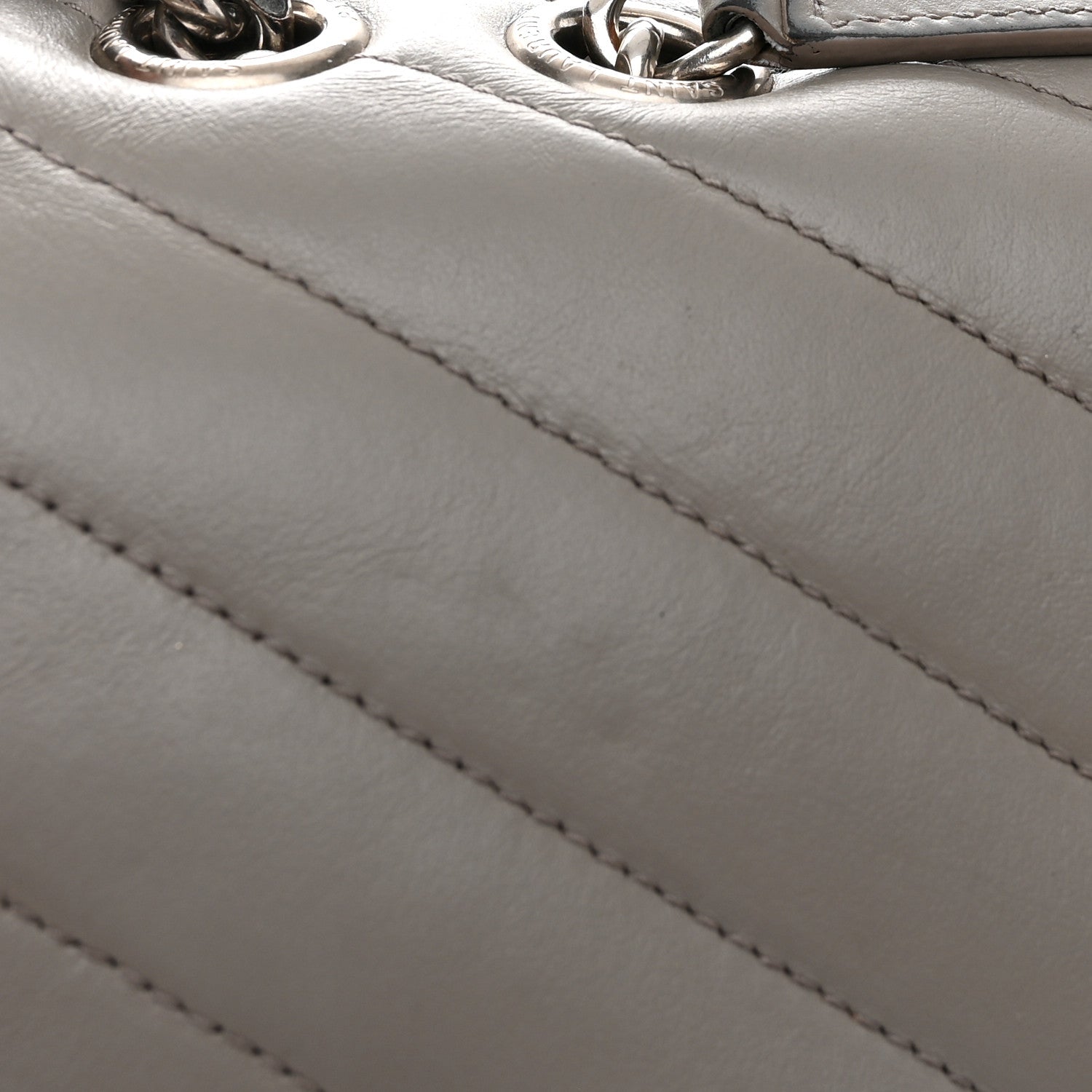 Saint Laurent Calfskin Y Quilted Monogram Large Loulou Chain Satchel Earth 13 of 21