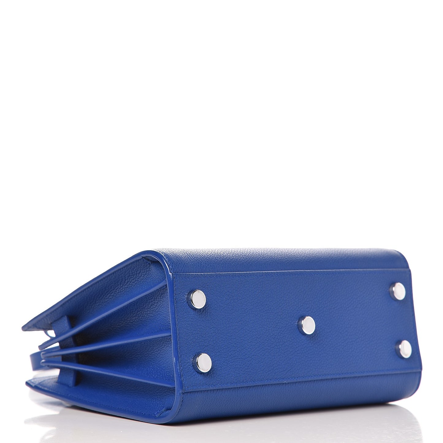 Calfskin Nano Sac De Jour Cobalt Blue