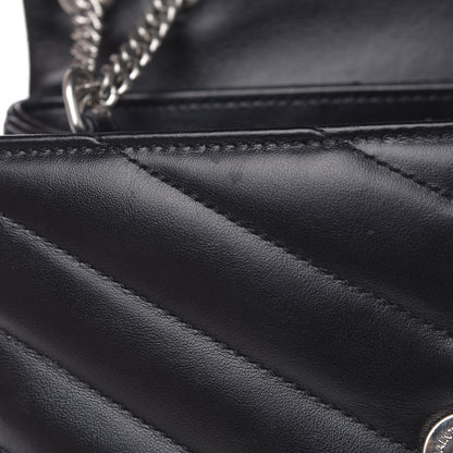 Saint Laurent Calfskin Y Quilted Monogram Small Loulou Chain Satchel Black 14 of 14