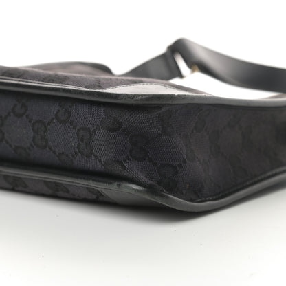 Gucci Nylon Monogram Shoulder Bag Black 10 of 12