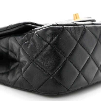 Chanel Lambskin Quilted Mini Pearl Crush Flap Black 9 of 11