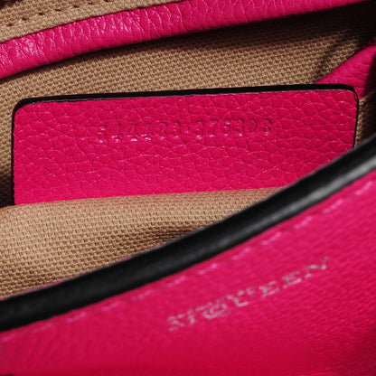 Alexander McQueen Grainy Calfskin Mini Padlock Zip Satchel Pink 6 of 7