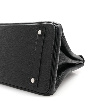 Hermes Taurillon Clemence Birkin 30 Black 10 of 10