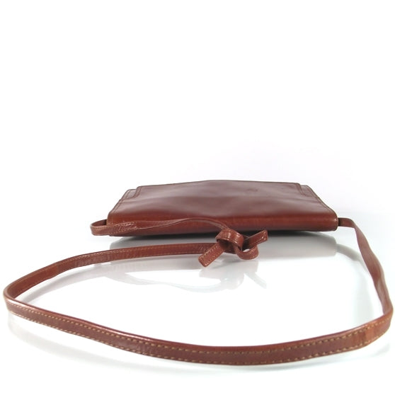 Bottega Veneta Vintage Leather Shoulder Bag Cognac 4 of 9