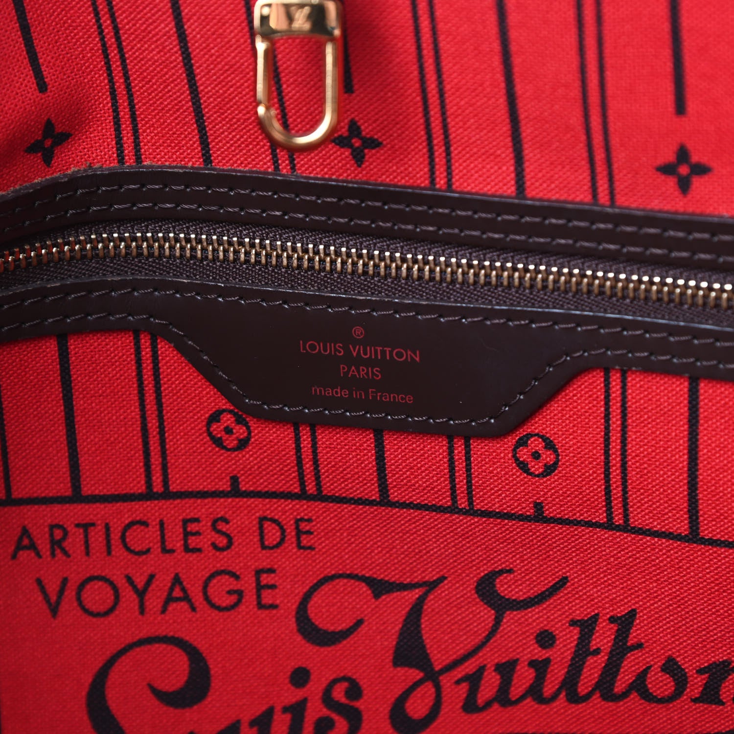 Louis Vuitton Damier Ebene Neverfull MM 6 of 15