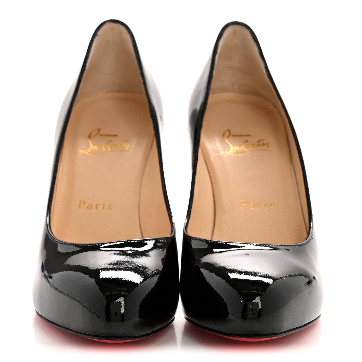 Christian Louboutin Patent Argotik 100 Pumps 38.5 Black 3 of 9