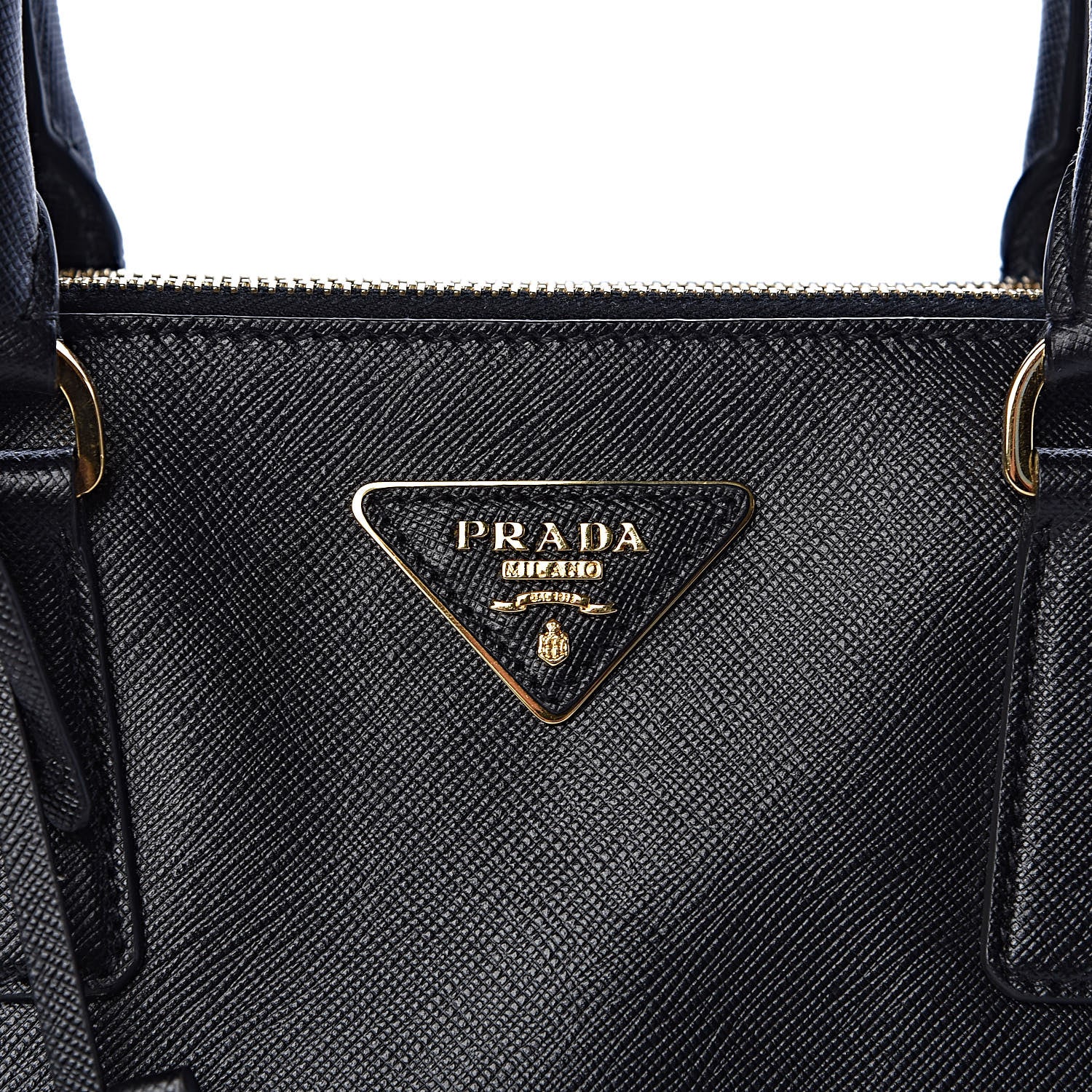 Prada Saffiano Large Galleria Double Zip Tote Black 11 of 11