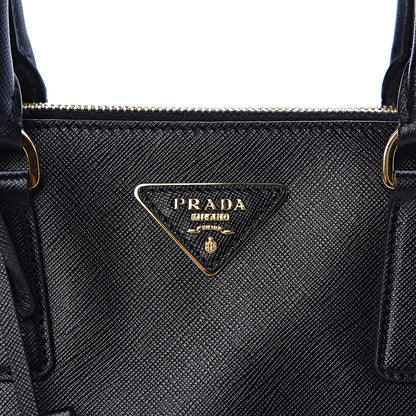 Prada Saffiano Large Galleria Double Zip Tote Black 11 of 11