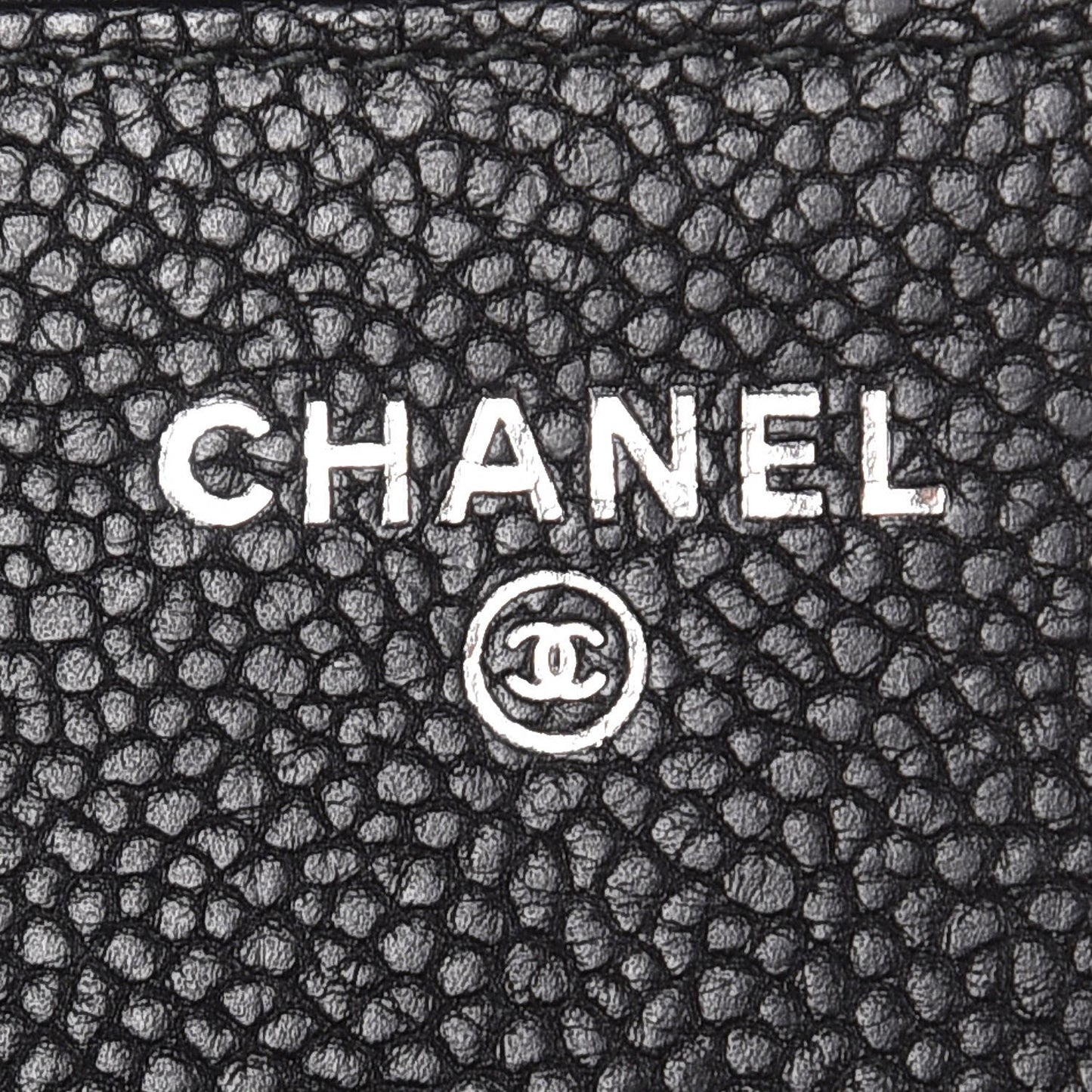 Caviar Quilted Boy Wallet On Chain WOC Black