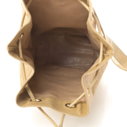 Chanel Caviar Drawstring Sling Backpack Beige 5 of 16
