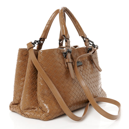 Bottega Veneta Light Calf Intrecciato Small Roma New Cigar 4 of 12