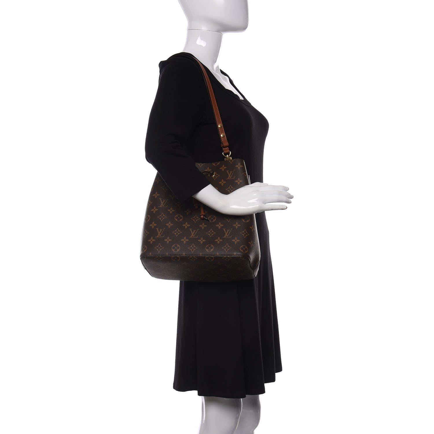 Louis Vuitton Monogram Neonoe MM Caramel 2 of 10