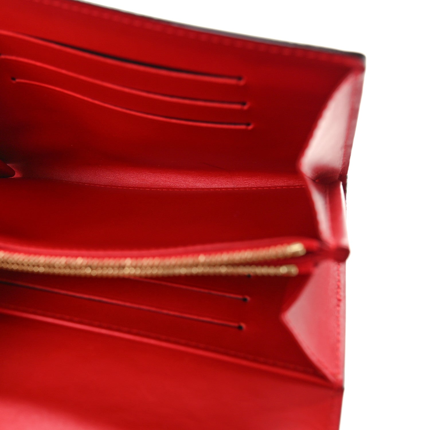 Louis Vuitton Vernis Sarah Compact Wallet Cherry 5 of 7