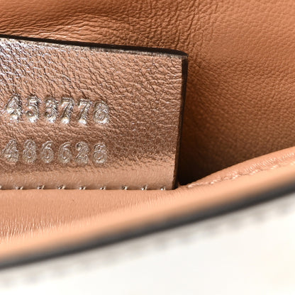 Gucci Metallic Nappa Pearl Studded Mini Queen Margaret Broadway Shoulder Bag Silver 7 of 10