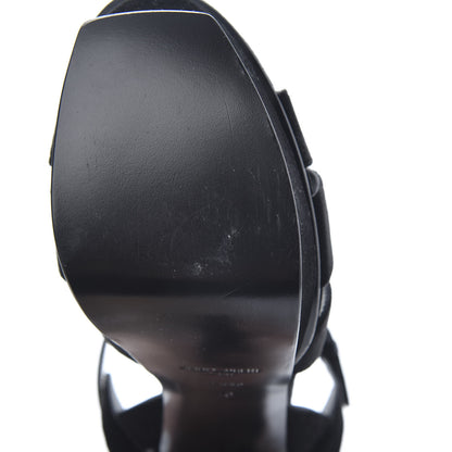 Saint Laurent Suede Tribute 105 Platform Sandals 40 Black 8 of 10