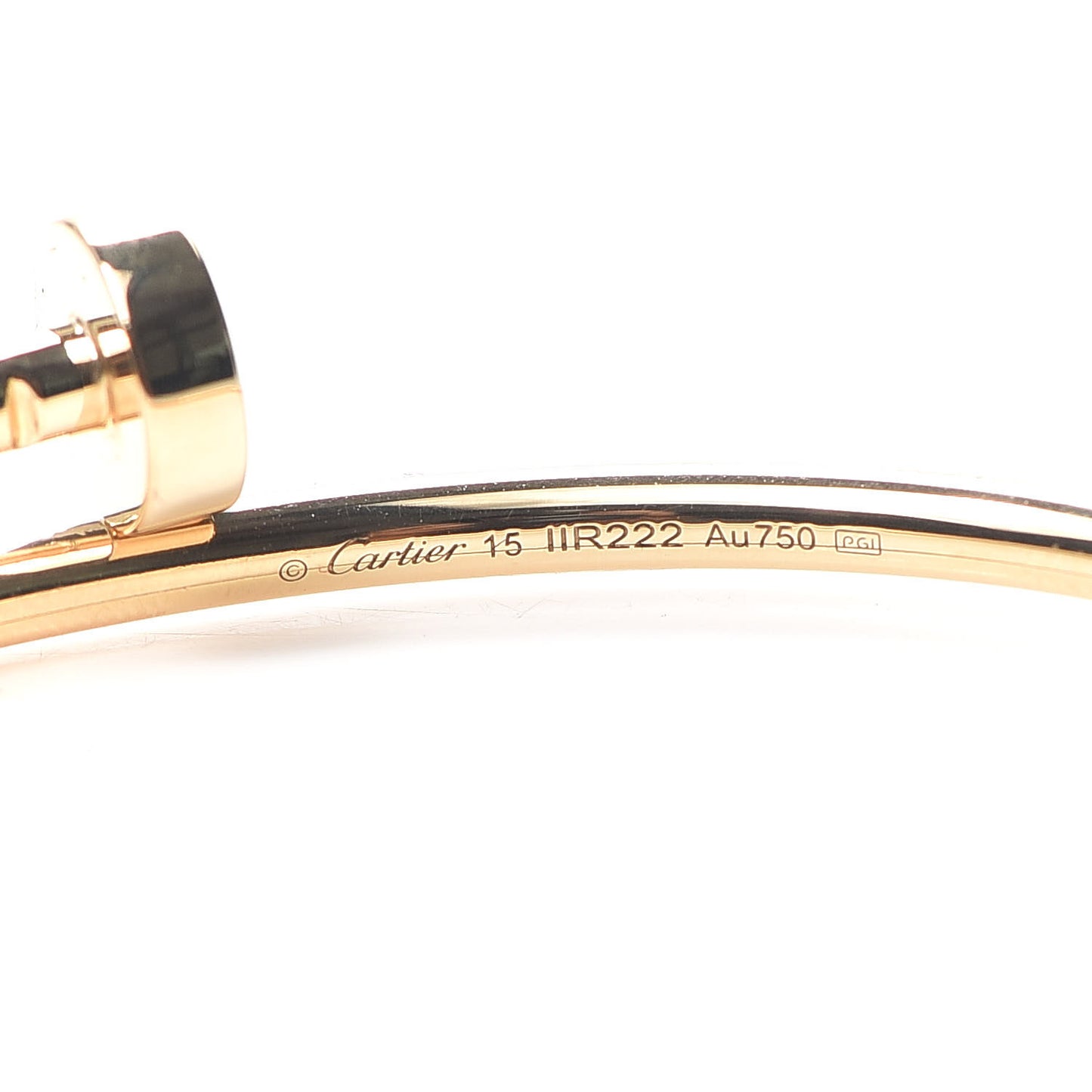 18K Yellow Gold Small Juste Un Clou Bracelet 15