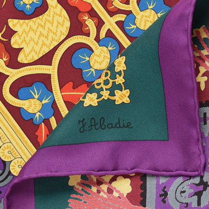 Hermes Silk Brins D'Or Scarf 90 4 of 8