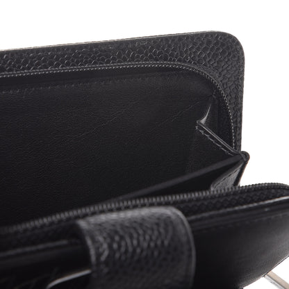 Chanel Caviar Timeless CC Zipped Pocket Wallet Black 11 of 12
