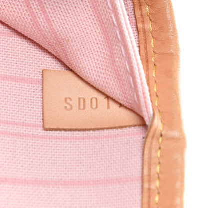 Louis Vuitton Damier Azur Neo Neverfull MM Rose Ballerine 7 of 7