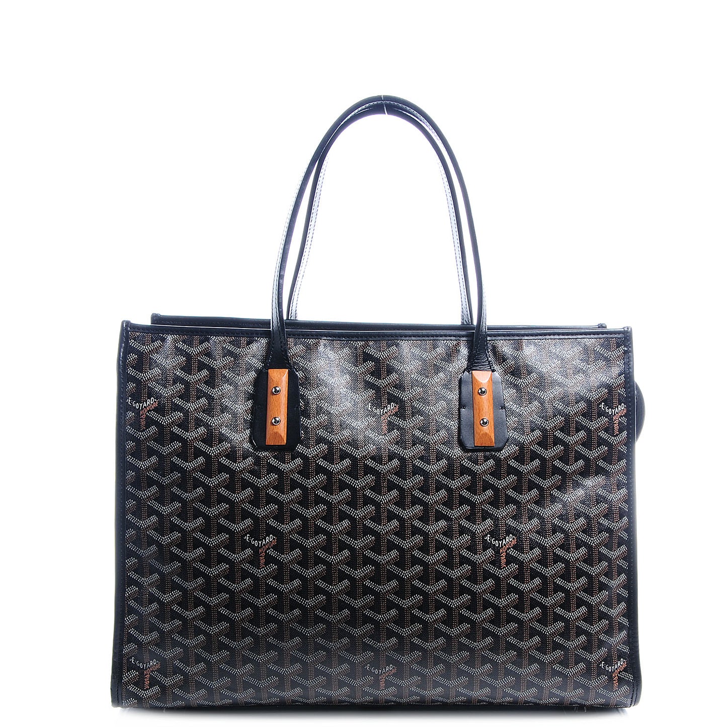 Goyardine Marquises Tote Black