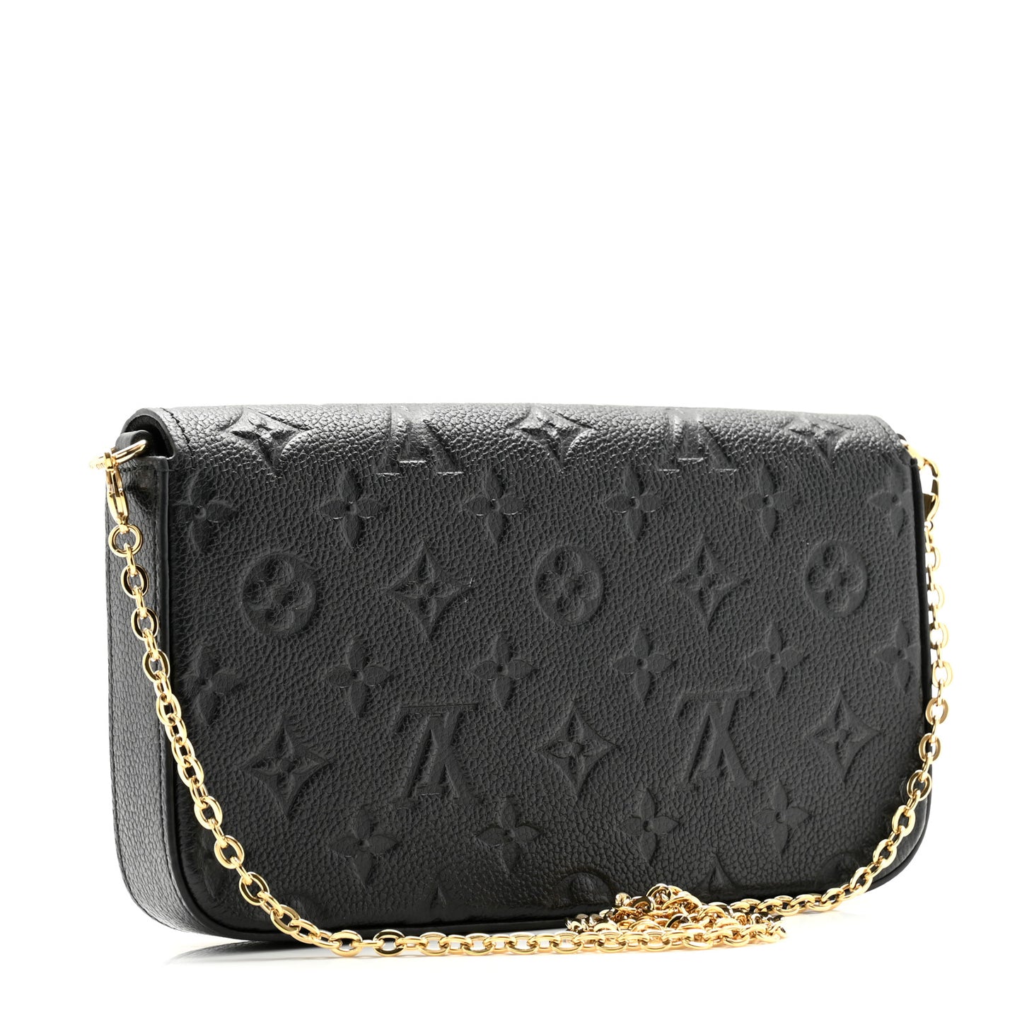 Empreinte Pochette Felicie Chain Wallet Black