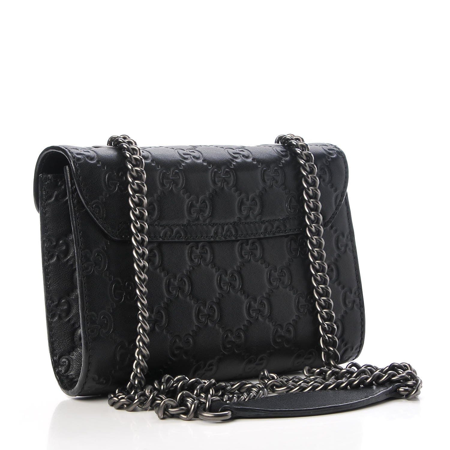 Gucci Guccissima Mini Emily Shoulder Bag Black 3 of 8