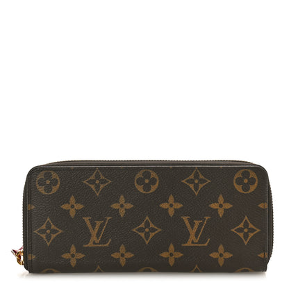 Louis Vuitton Monogram Clemence Wallet Fuchsia 1 of 7
