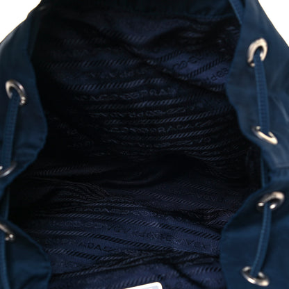 Prada Nylon Vela Small Backpack Navy 4 of 11