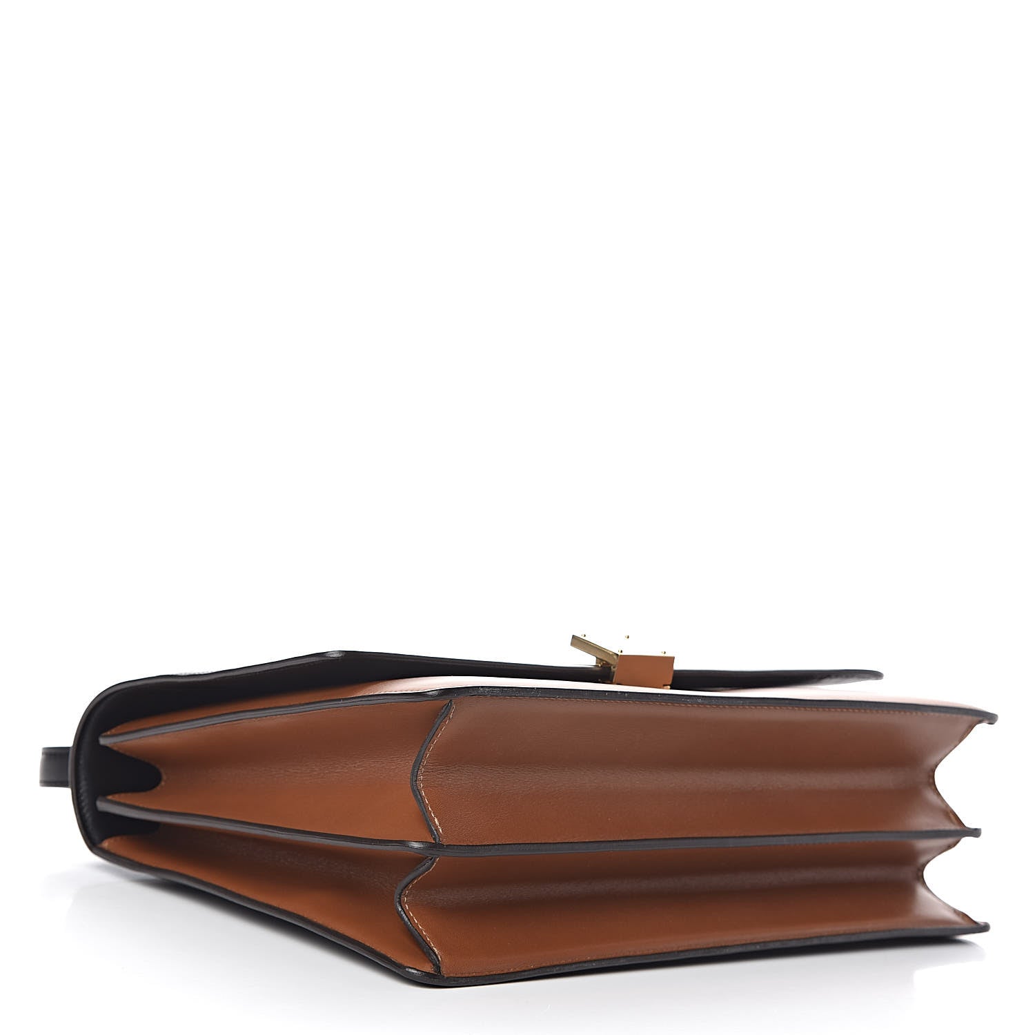 Celine Smooth Calfskin Bi-Color Large Case Camel 4 of 15