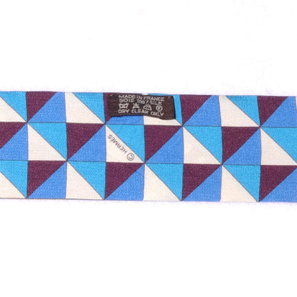 Hermes Silk Psyche Twilly Cobalt 3 of 3