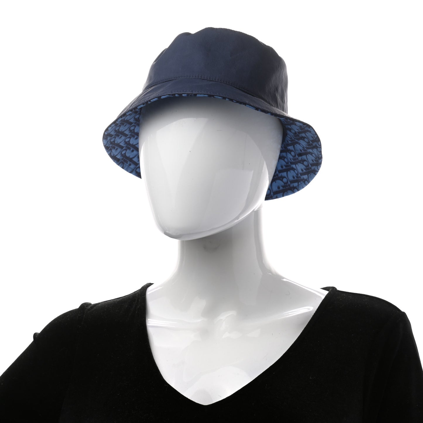 Oblique Childrens Reversible Teddy-D Brim Bucket Hat T4 Blue