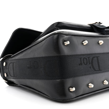 Christian Dior Coated Canvas Crystal Hardcore Bag Black 9 of 16