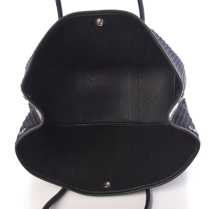 Hermes Ribbed Wool Negonda Garden Party MM 36 Black 5 of 13