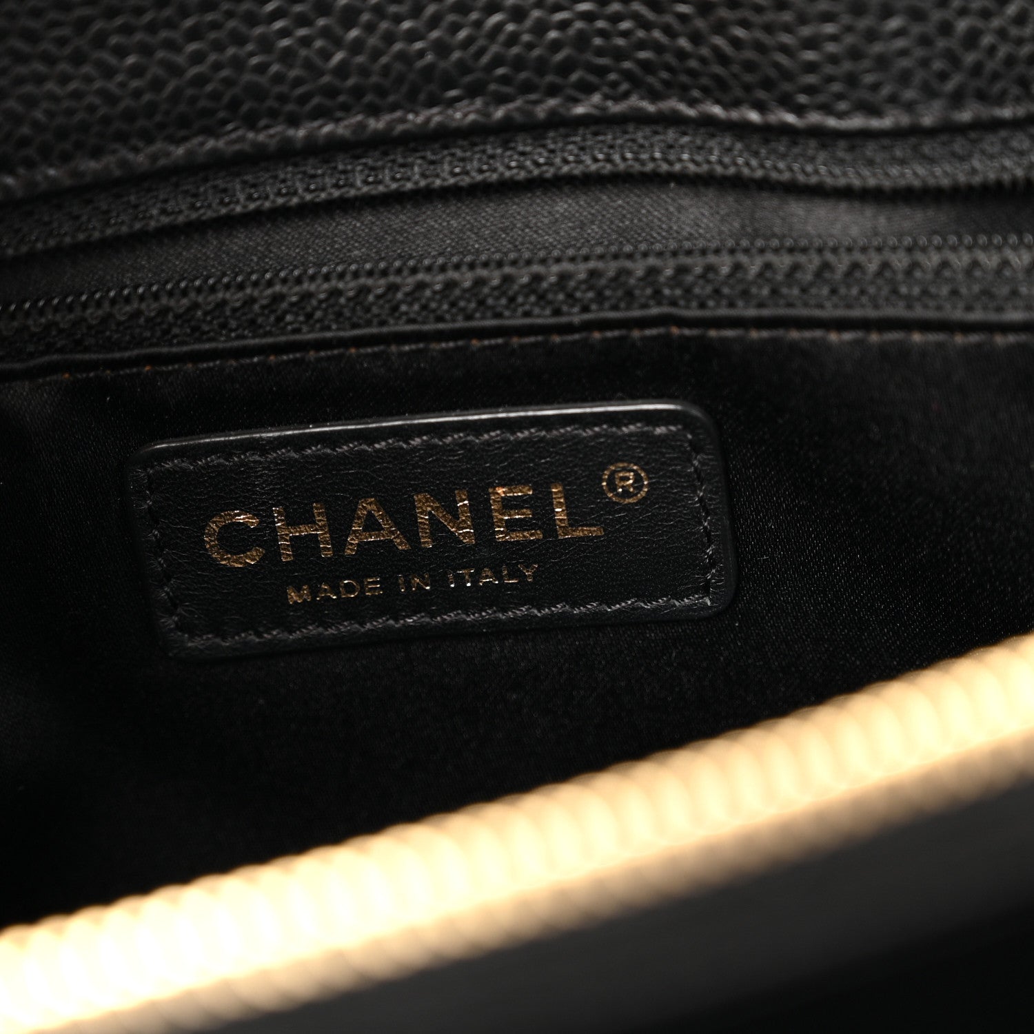 Chanel Caviar Quilted Grand Shopping Tote GST Black 7 of 14