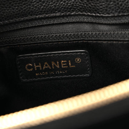 Chanel Caviar Quilted Grand Shopping Tote GST Black 7 of 14