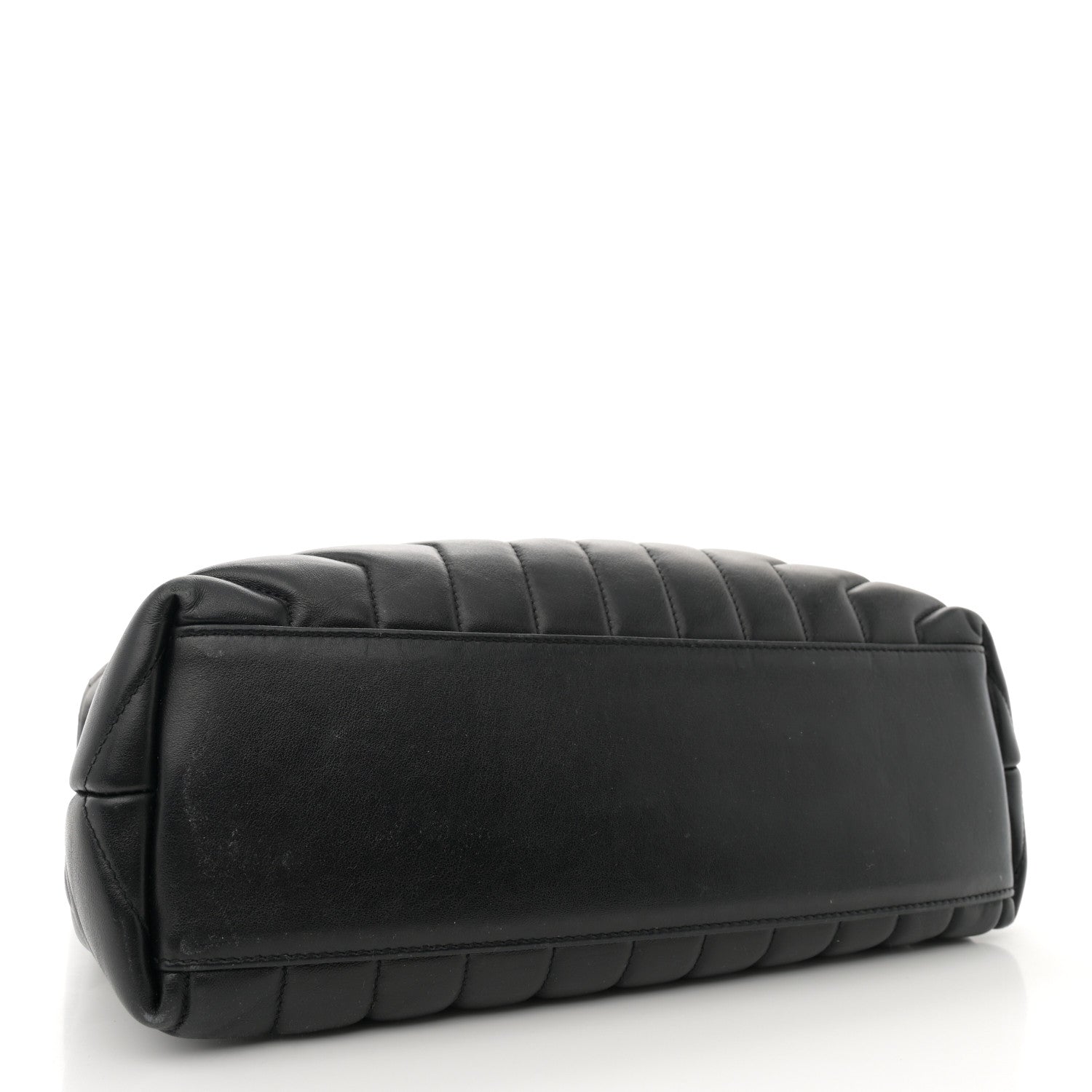 Saint Laurent Calfskin Y Quilted Monogram Medium Loulou Chain Satchel Black 4 of 13